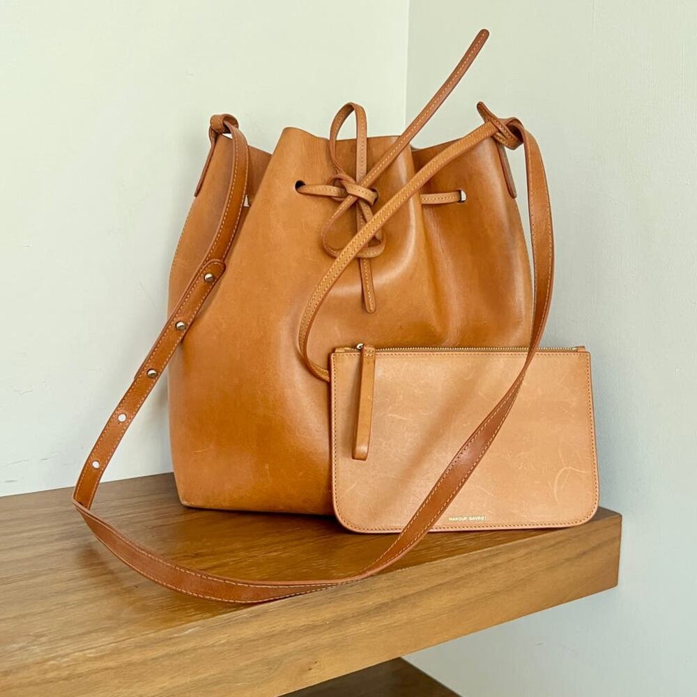 Mansur Gavriel Brown Crossbody Bag with Timeless Design - Picture 3 of 16